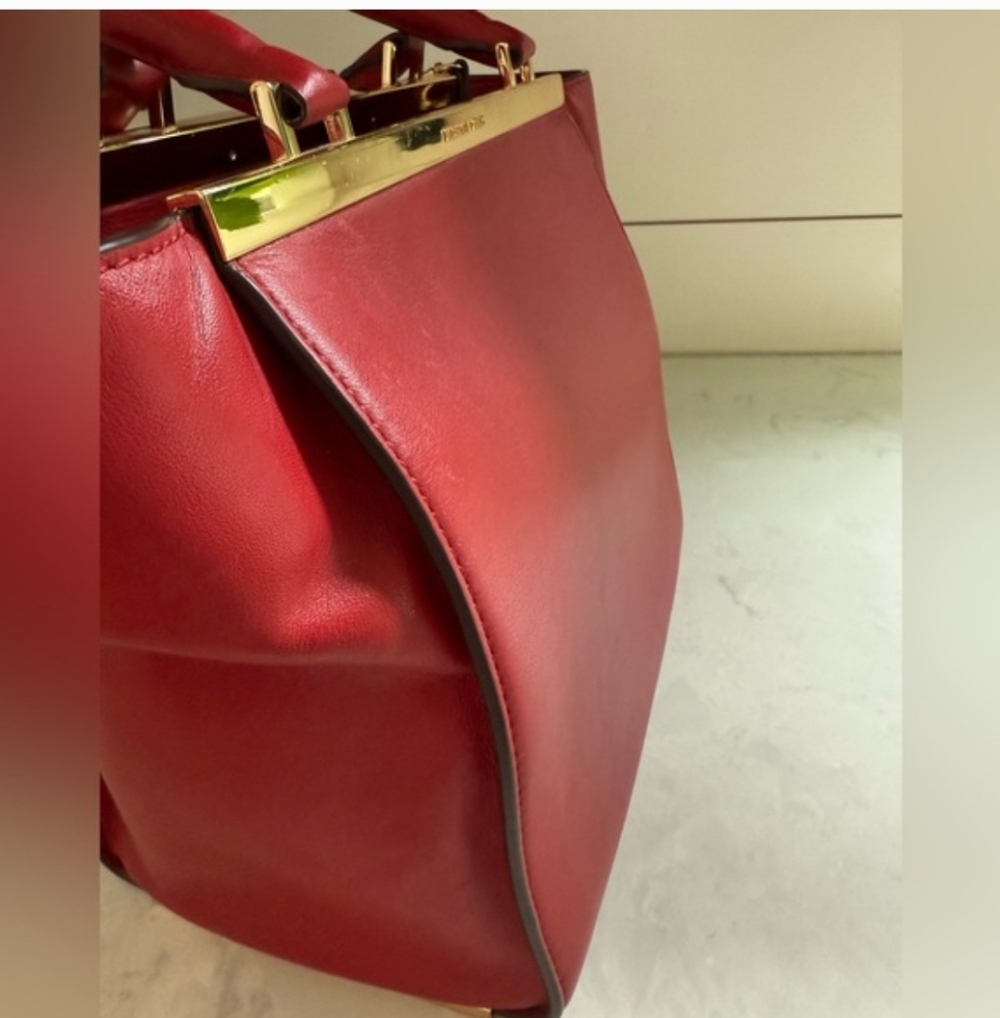 MICHAEL KORS LANA Elegant Red Handbag - Picture 6 of 10